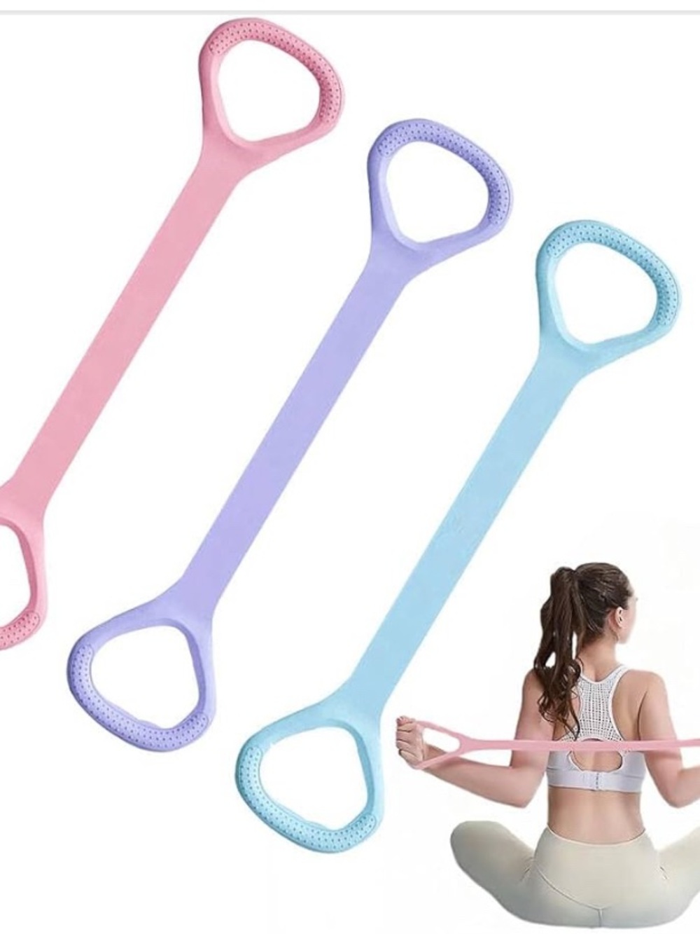 Resistance Pull Band Set for Women - Lavender